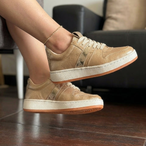 Deportivo Mujer Cuero Plus